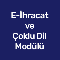 E-İhracat / Çoklu Dil Mod.