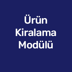 Ürün Kiralama Modülü