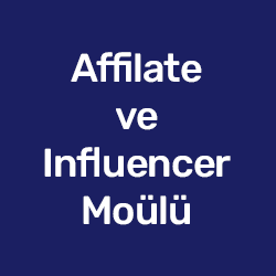 Affiliate / Influencer Modülü